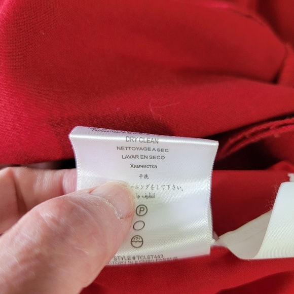 BCBGMAXAZRIA  Guilianna Dress Deep Red Sleeveless Front Zip Racerback Boning 12 - Picture 9 of 11